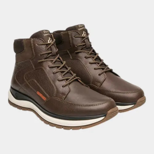 Botín Flexi Hombre Country Outdoor De Piel 401016choc Chocolate