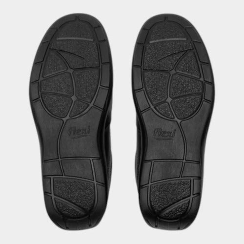 Zapatos Flexi Hombre Confort De Piel 415901neg Negro