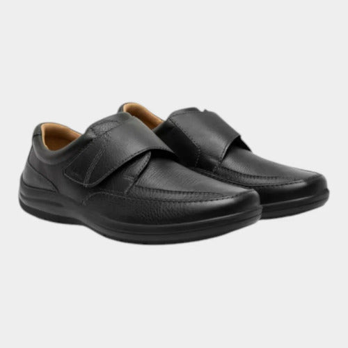 Zapatos Flexi Hombre Confort De Piel 415901neg Negro