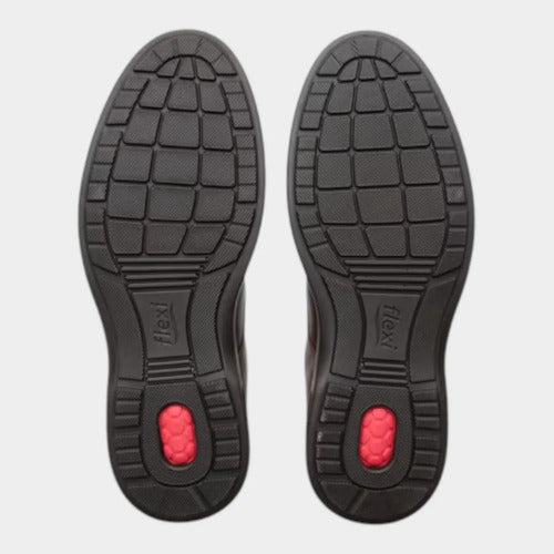 Zapatos Flexi Hombre Derby Casual Cápsula De Aire 422905nog Nogal