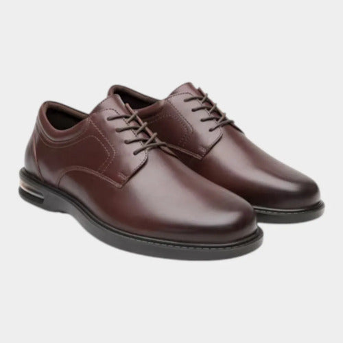 Zapatos Flexi Hombre Derby Casual Cápsula De Aire 422905nog Nogal