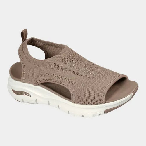 Sandalias Skechers Mujer Arch Fit-city Catch 119236moc Mocha