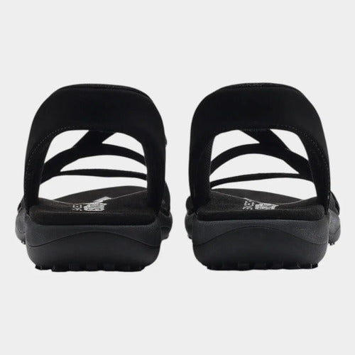 Sandalias Skechers Mujer Slip-ins Reggae Slim 163460bbk Negro