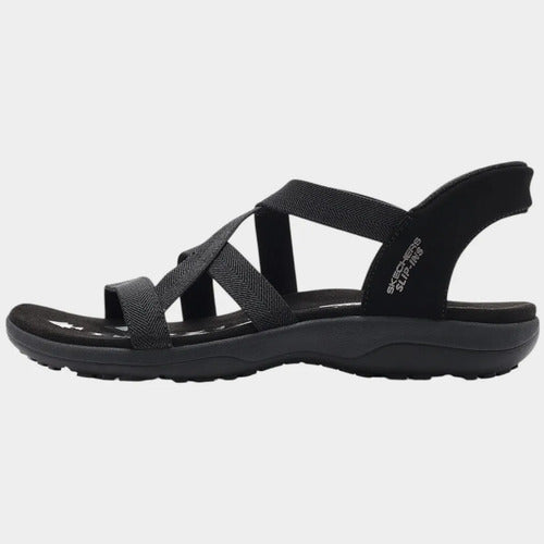 Sandalias Skechers Mujer Slip-ins Reggae Slim 163460bbk Negro