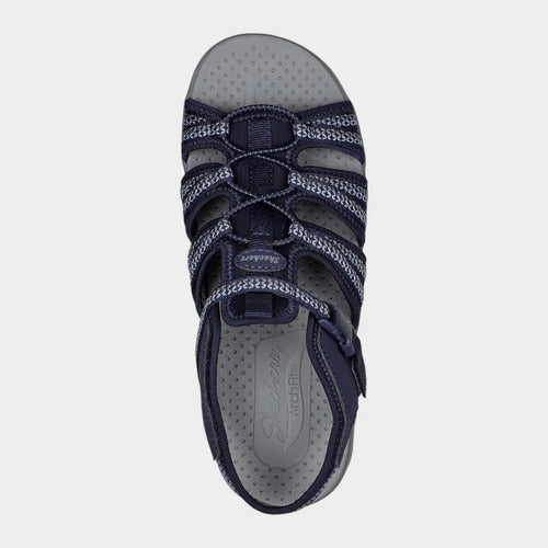 Sandalias Skechers Mujer Arch Fit Reggae 163330nvy Azul