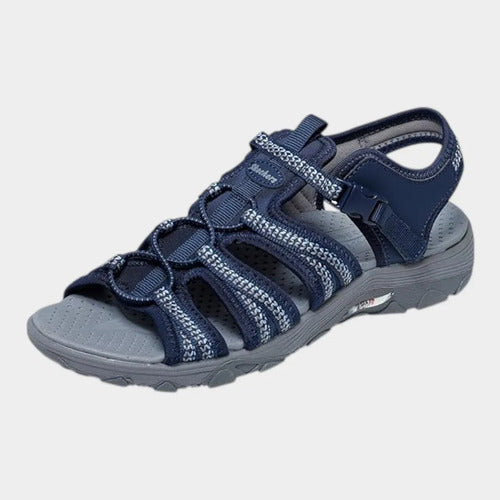 Sandalias Skechers Mujer Arch Fit Reggae 163330nvy Azul