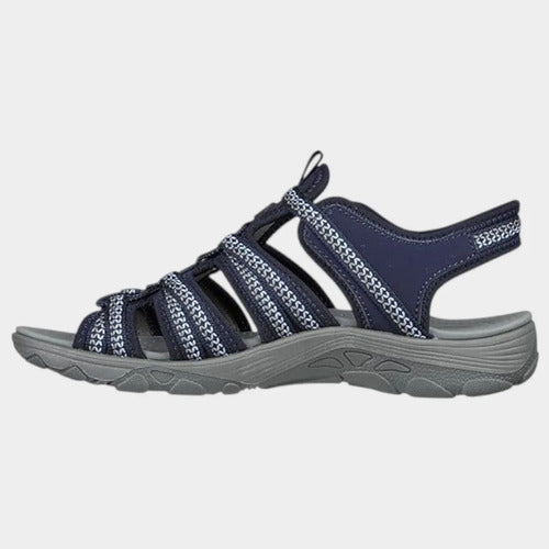 Sandalias Skechers Mujer Arch Fit Reggae 163330nvy Azul
