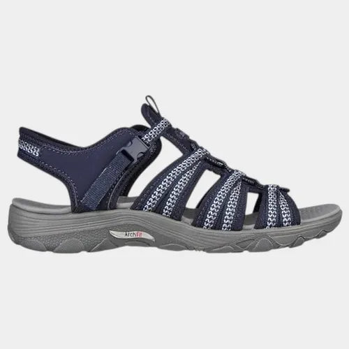 Sandalias Skechers Mujer Arch Fit Reggae 163330nvy Azul