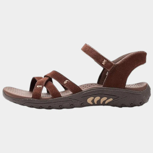 Sandalias Skechers Mujer Modern Comfort 163620choc Chocolate