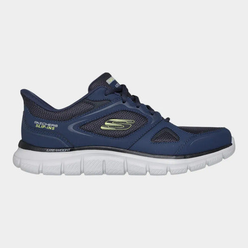 Tenis Skechers Hombre Slip Ins Track Ezral Memory 233039nvlm Azul
