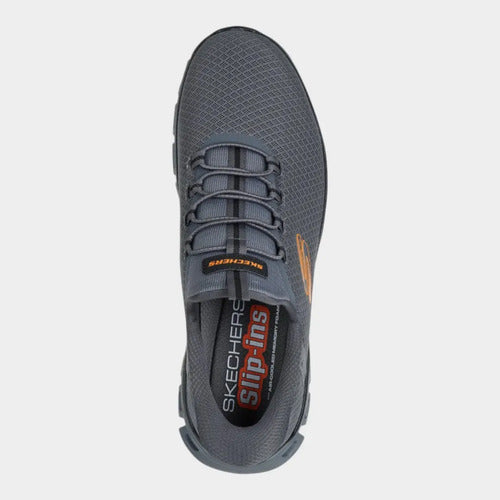 Tenis Skechers Hombre Slip-ins Glide-step Noxus 233010ccor Gris