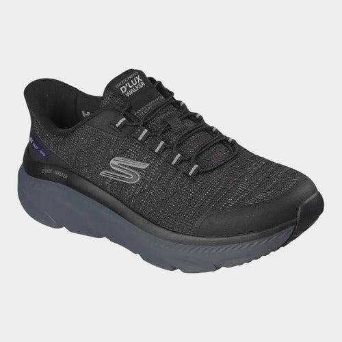 Tenis Skechers Hombre Slip-ins D'lux Walker 3.0 233244bkcc Negro