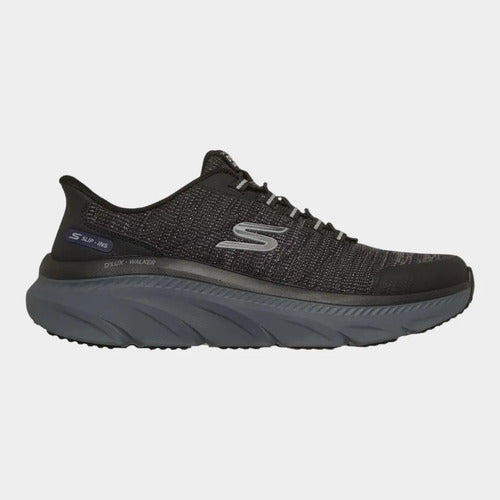 Tenis Skechers Hombre Slip-ins D'lux Walker 3.0 233244bkcc Negro