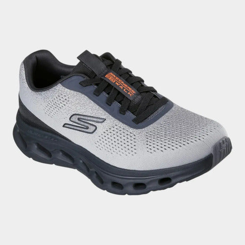 Tenis Skechers Hombre Go Walk Glide-step 2.0 Vic 217020gybk Gris