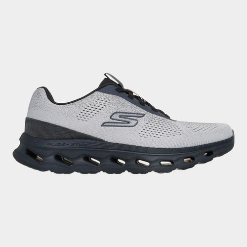 Tenis Skechers Hombre Go Walk Glide-step 2.0 Vic 217020gybk Gris