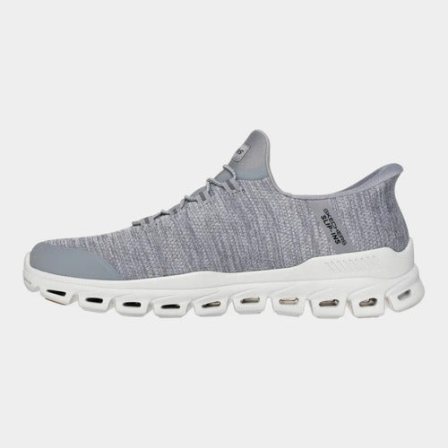Tenis Skechers Hombre Slip-ins Glide-step Ancho 233011wgry Gris