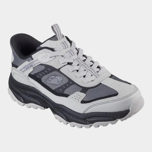 Tenis Skechers Hombre Slip-ins Vigor Ancho 237744wgybk Gris