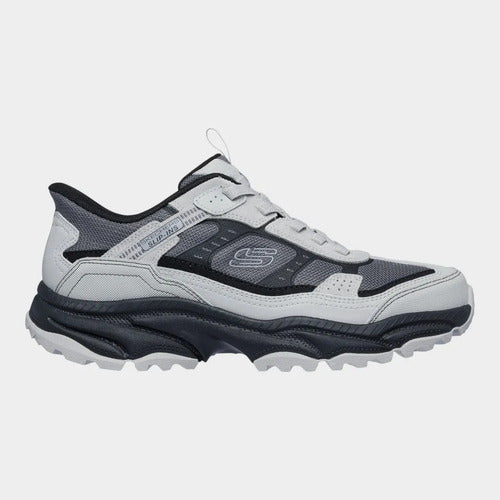 Tenis Skechers Hombre Slip-ins Vigor Ancho 237744wgybk Gris