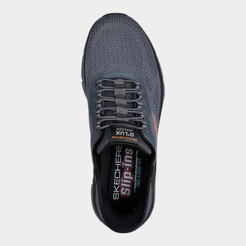 Tenis Skechers Hombre Slip-ins Extra Ancho 232446wwccor Gris