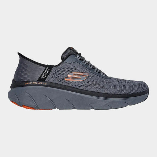 Tenis Skechers Hombre Slip-ins Extra Ancho 232446wwccor Gris