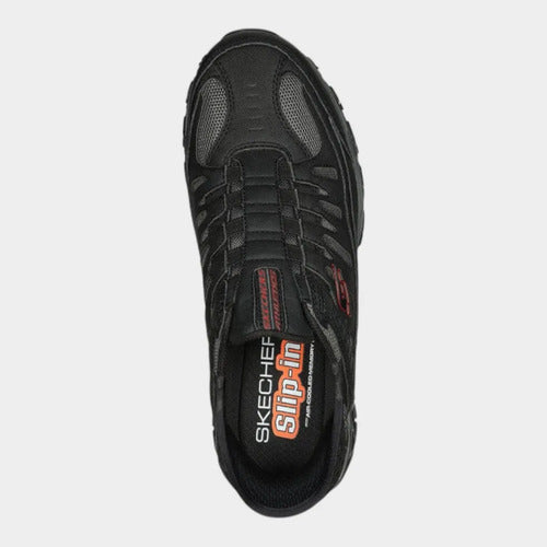 Tenis Skechers Hombre Slip-ins Extra Ancho 237563wwbkcc Negro