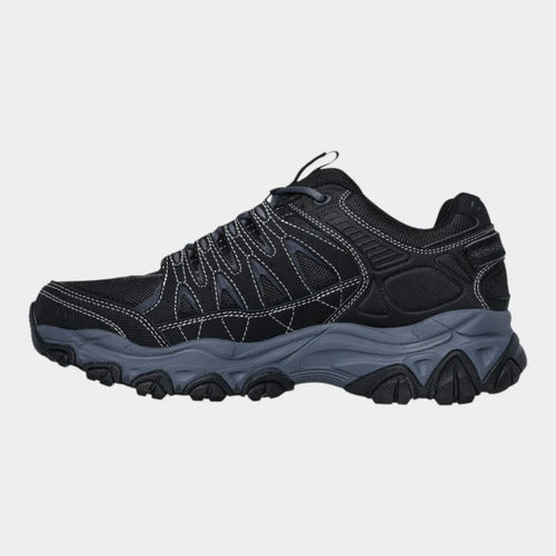 Tenis Skechers Hombre After Burn Extra Ancho 237608wwbkcc Negro