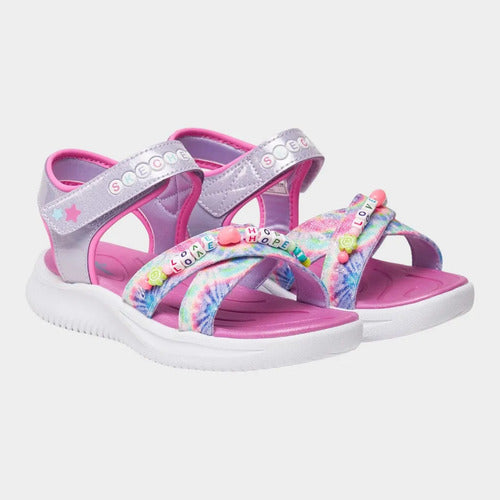Sandalias Skechers Niña Jumpsters Tie Dye Bffs 303045llvmt Lavanda