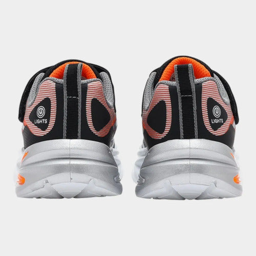 Tenis Skechers Niño Flex-glow Ultra Luces 400139lbksl Negro