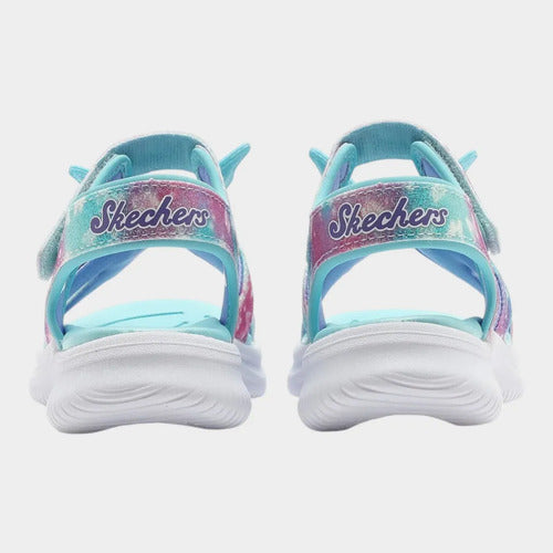 Sandalias Skechers Niña Jumpsters Butterfly 303109laqmt Azul