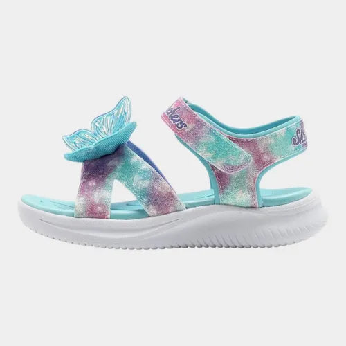 Sandalias Skechers Niña Jumpsters Butterfly 303109laqmt Azul