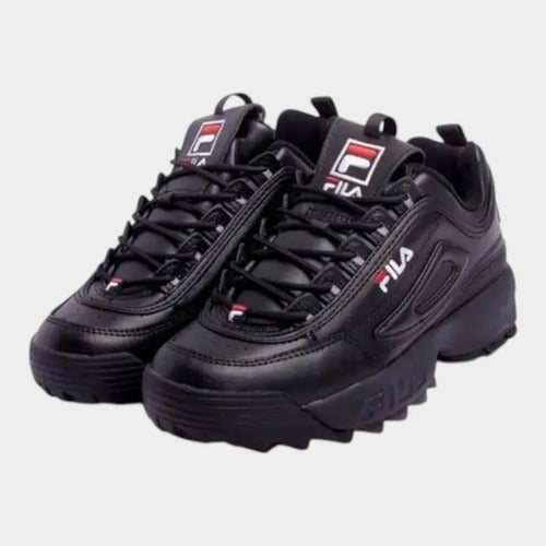 Tenis Fila Disruptor Ii Premium Juvenil 3fm00763021 Negro