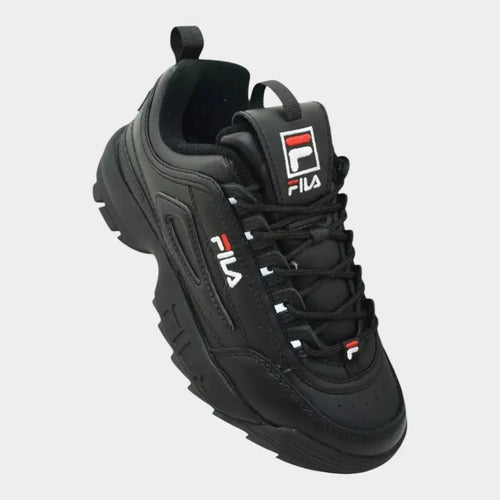 Tenis Fila Disruptor Ii Premium Juvenil 3fm00763021 Negro