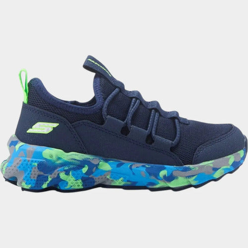 Tenis Skechers Niño Elite Sport 403966lnvmt Azul