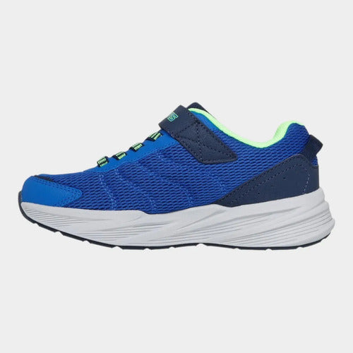 Tenis Skechers Niño Microspec Tread Deportivo 404115lblnv Azul