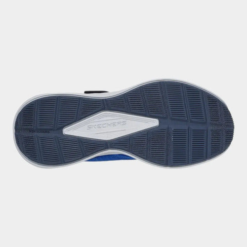 Tenis Skechers Niño Microspec Tread Deportivo 404115lblnv Azul