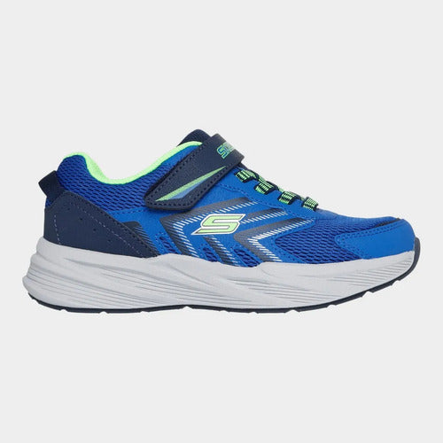 Tenis Skechers Niño Microspec Tread Deportivo 404115lblnv Azul