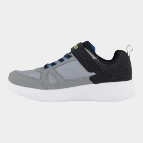 Tenis Skechers Niño Gorun 400 Technix 400 V2 405090lgybk Gris