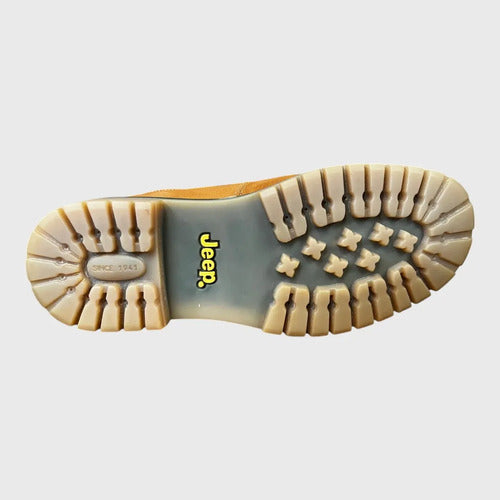 Botas Jeep Hombre Casuales Piel Nobuck 3801nmie Miel Nobuck
