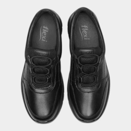 Zapatos Flexi Mujer Oxford Confort Piel 130201neg Negro