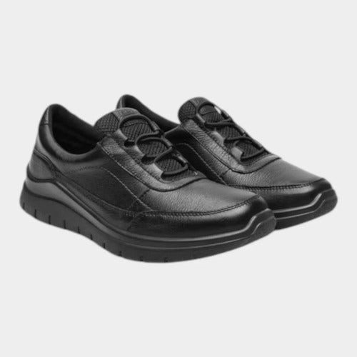 Zapatos Flexi Mujer Oxford Confort Piel 130201neg Negro