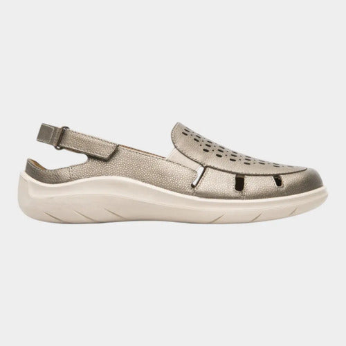 Sandalias Flexi Mujer Mule Confort Piel 128706ant Antimonio