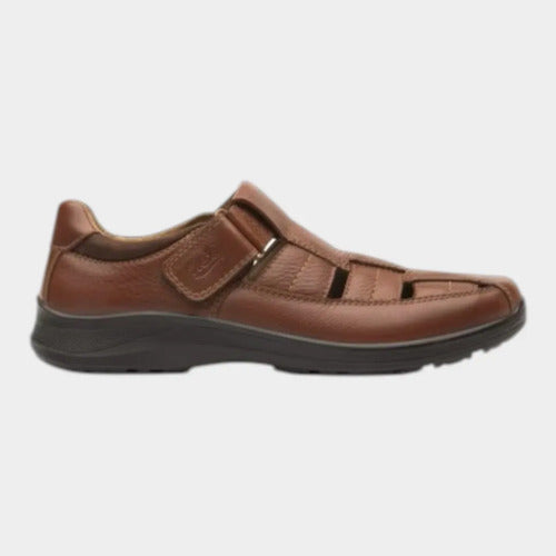Sandalia Flexi Hombre De Confort De Piel 50807tan Tan