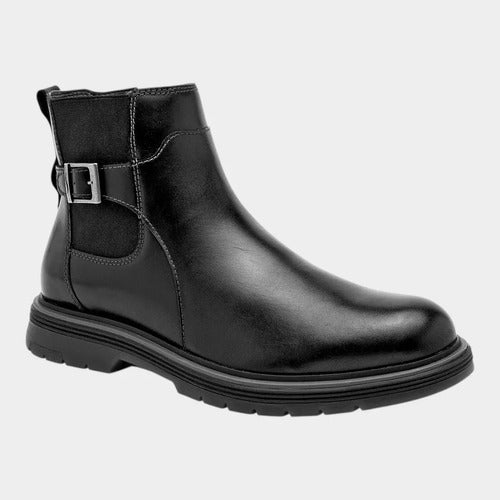 Botín Flexi Hombre Casual Piel 421702neg Negro