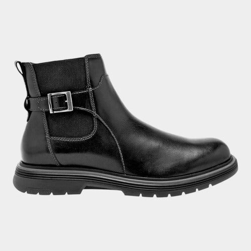 Botín Flexi Hombre Casual Piel 421702neg Negro