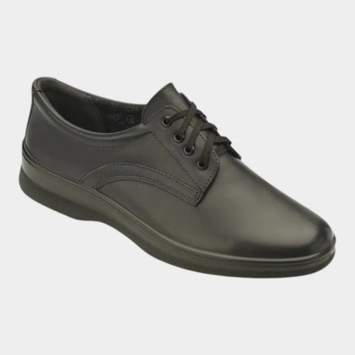 Zapato Flexi Mujer De Servicio Piel Confort 5807neg Negro
