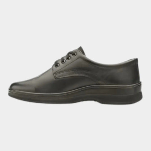 Zapato Flexi Mujer De Servicio Piel Confort 5807neg Negro