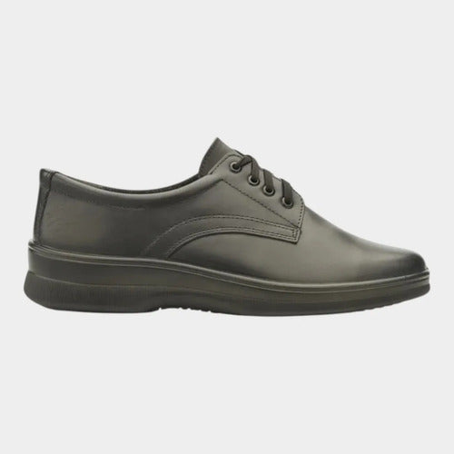 Zapato Flexi Mujer De Servicio Piel Confort 5807neg Negro