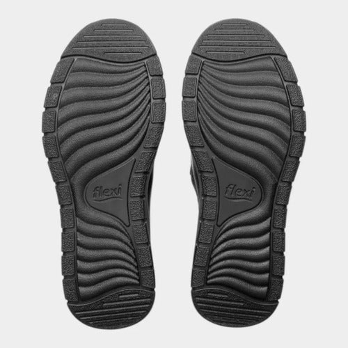 Zapato Flexi Mujer Mocasín Confort Piel 130210neg Negro