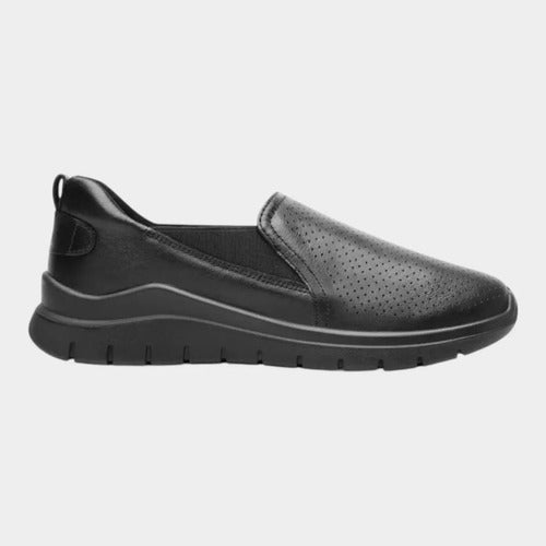 Zapato Flexi Mujer Mocasín Confort Piel 130210neg Negro