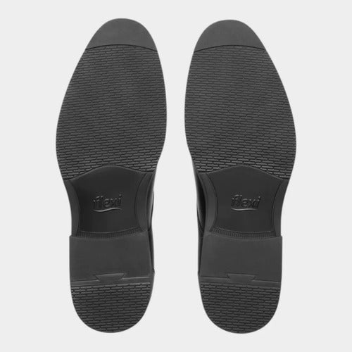 Zapato Flexi Hombre Mocasín Semivestir Piel 423203neg Negro